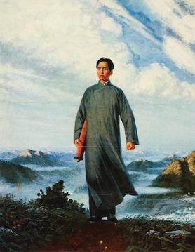 Chairman Mao en route to Anyuan